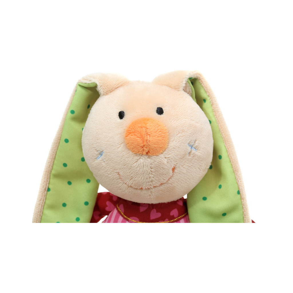 М'яка іграшка Sigikid Кролик із брязкальцем 15 см (40578SK) - зображення 4