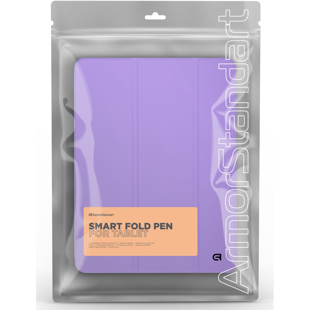 Чохол до планшета Armorstandart Smart Fold Pen Lenovo Idea Tab Pro Light Purple (ARM85077) - зображення 8
