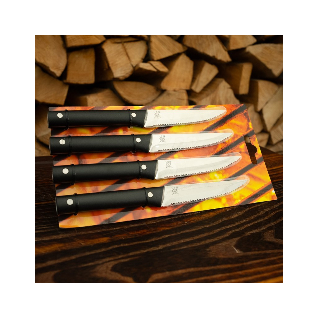 Столовий ніж Gefu BBQ для стейків Набір 4 шт (89155) - зображення 3