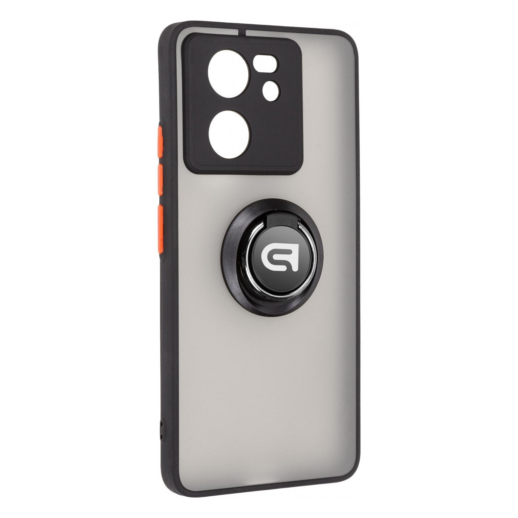 Чохол до мобільного телефона Armorstandart Frosted Matte Ring Xiaomi 13T / 13T Pro Black (ARM72717) - зображення 1