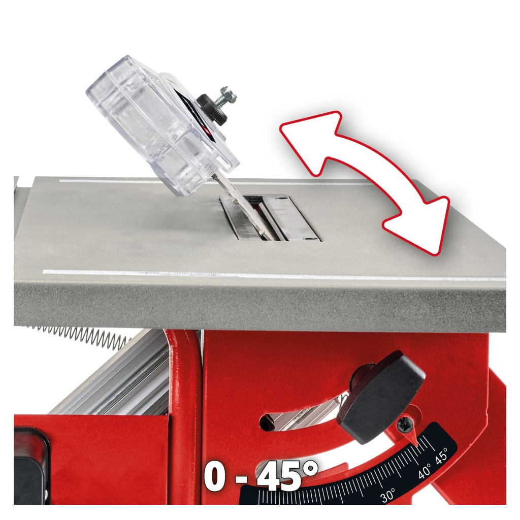 Циркулярна пила Einhell TC-TS 8, 500-800Вт, 200мм, 505х373мм (4340412) - изображение 5