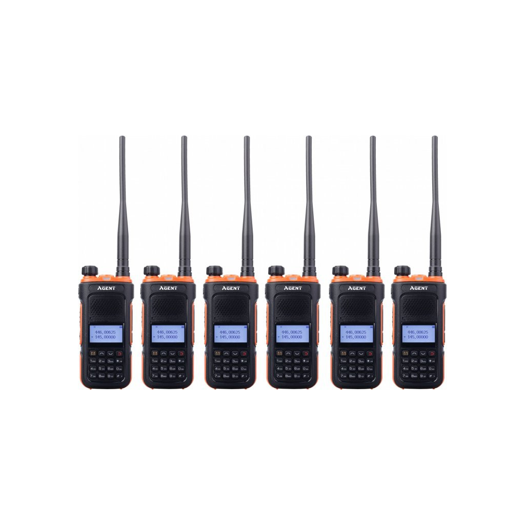 Портативна рація Agent AR-UV10 Six Pack комплект 6 шт (AR-UV10_6) - зображення 1