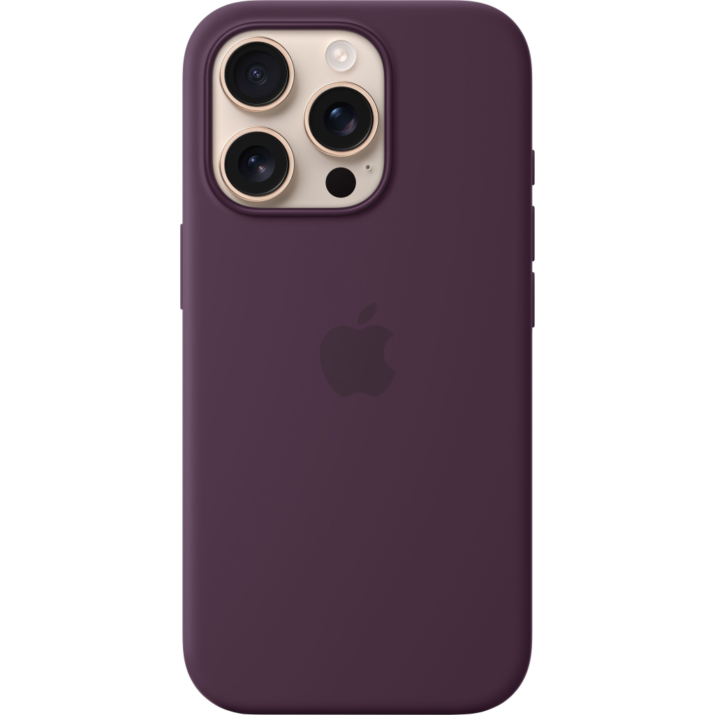 Чохол до мобільного телефона Apple iPhone16 Pro Silicone Case with MagSafe - Plum (MYYM3ZM/A) - зображення 1