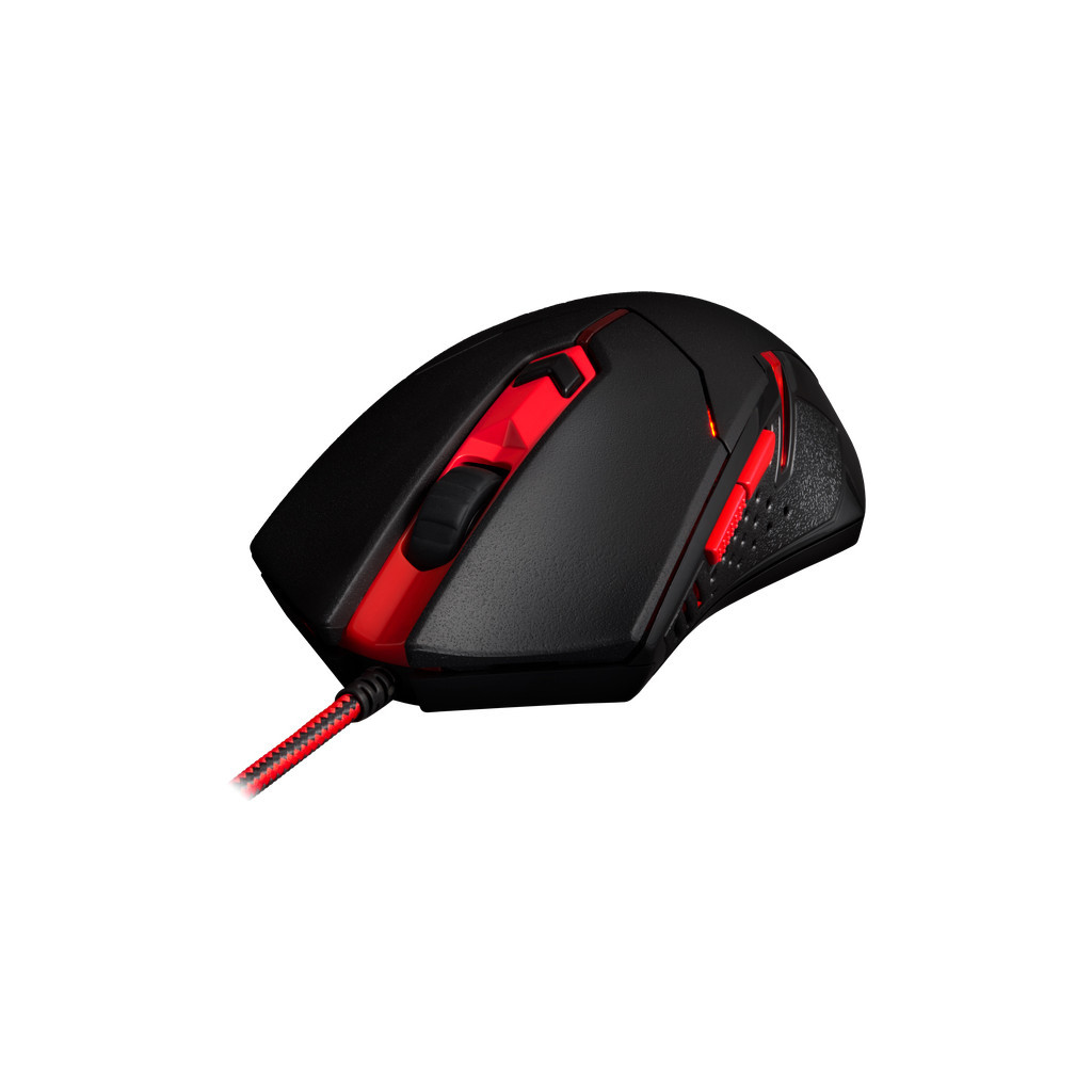 Мишка Redragon M601BA USB Black-Red + Килимок (78226) - зображення 7