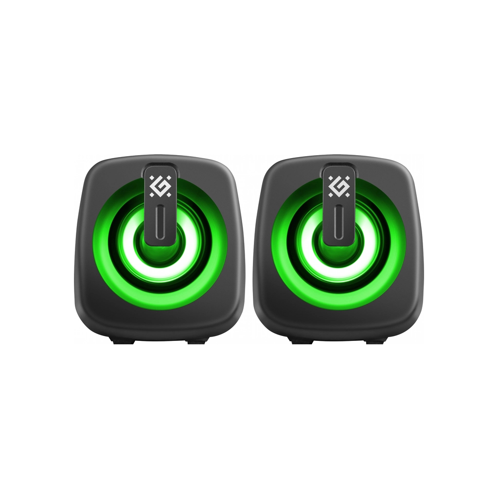 Акустична система Defender J1 LED USB Black (65961) - зображення 2