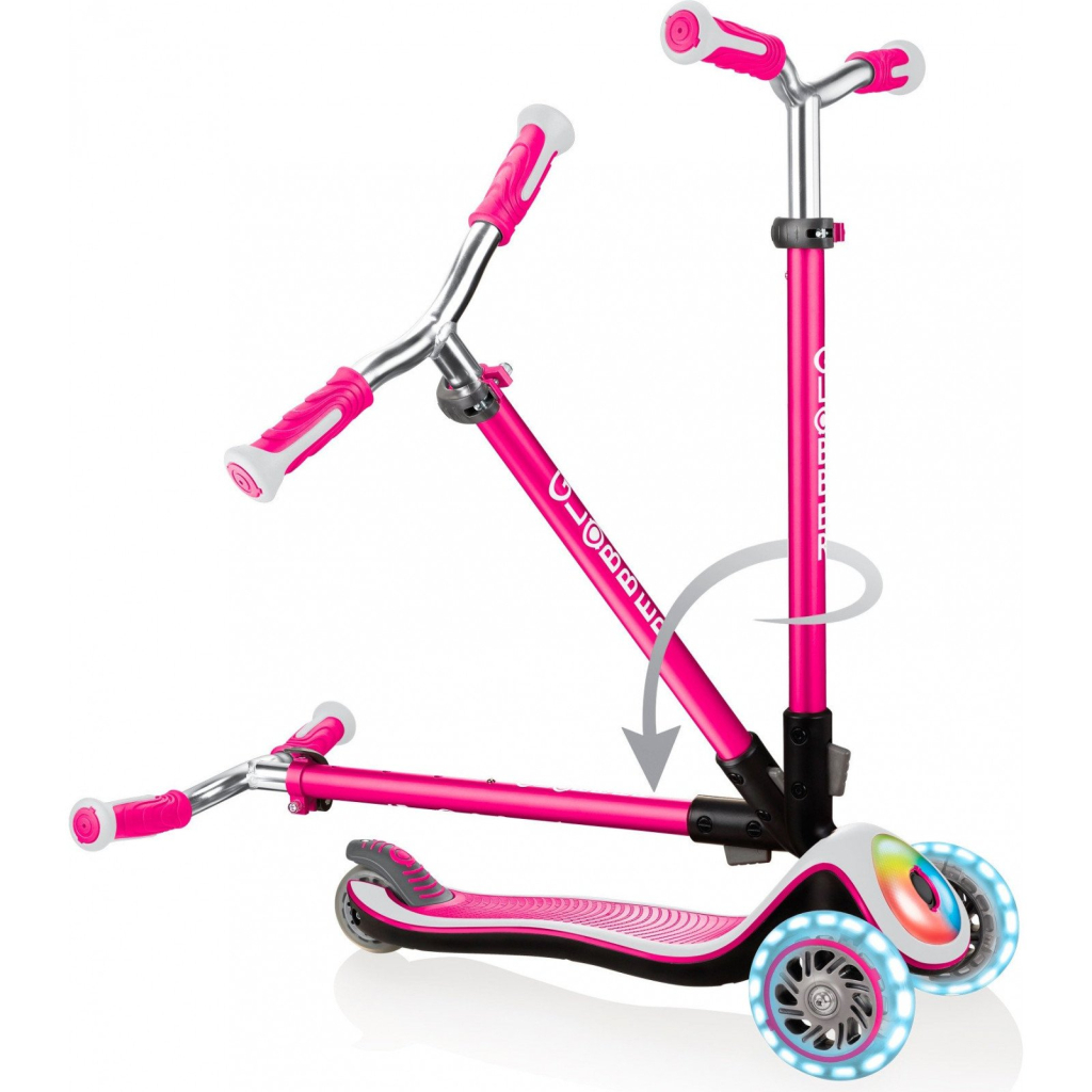 Самокат Globber Elite Prime з підсвіткою Рожевий (444-810) - зображення 4