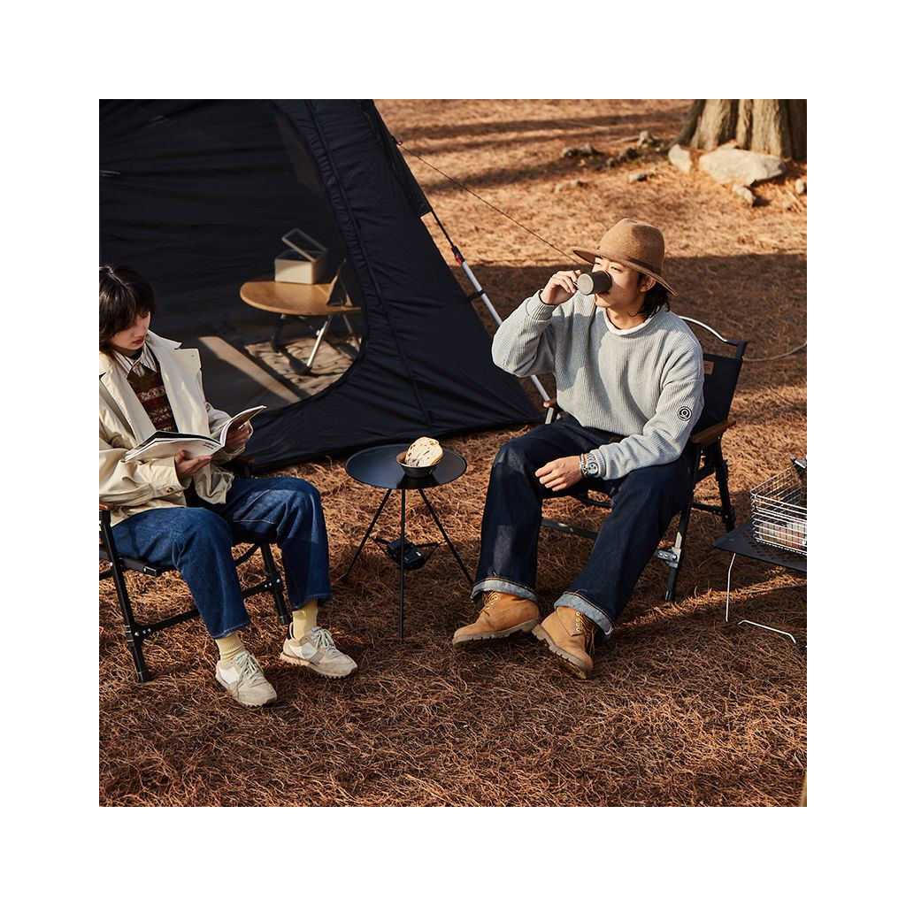 Туристичний стіл Naturehike CNH22JU035 алюміній Розмір L чорний (6927595712443) - зображення 9