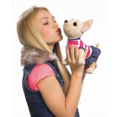 М'яка іграшка Chi Chi Love Чихуахуа Модерний джинс із сумочкою та дзеркальцем 20 см (589 0599) - зображення 3