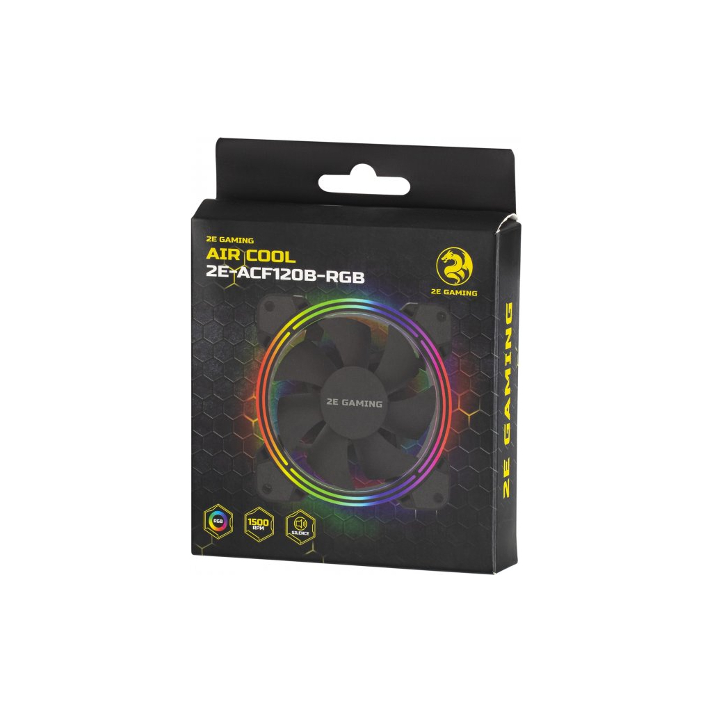 Кулер до корпусу 2E GAMING AIR COOL (ACF120B-RGB) (2E-ACF120B-RGB) - зображення 8