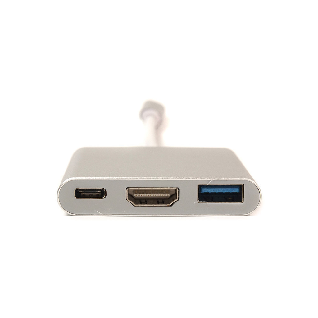 Перехідник USB C-Type - HDMI/USB PowerPlant (KD00AS1306) - зображення 2