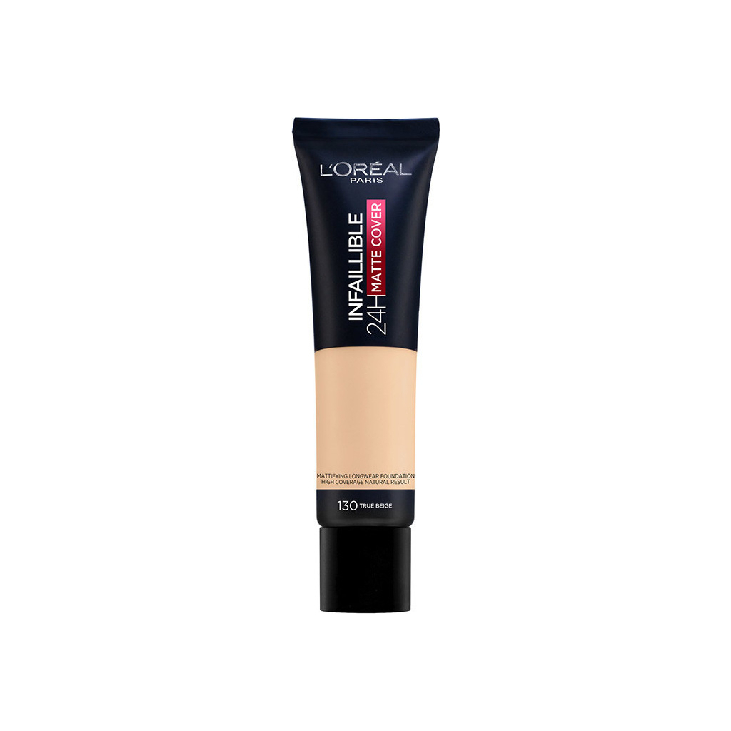 Тональний крем L'Oreal Paris Infaillible 24h Matte Cover 130 - True Beige 30 мл (3600523783724) - зображення 1