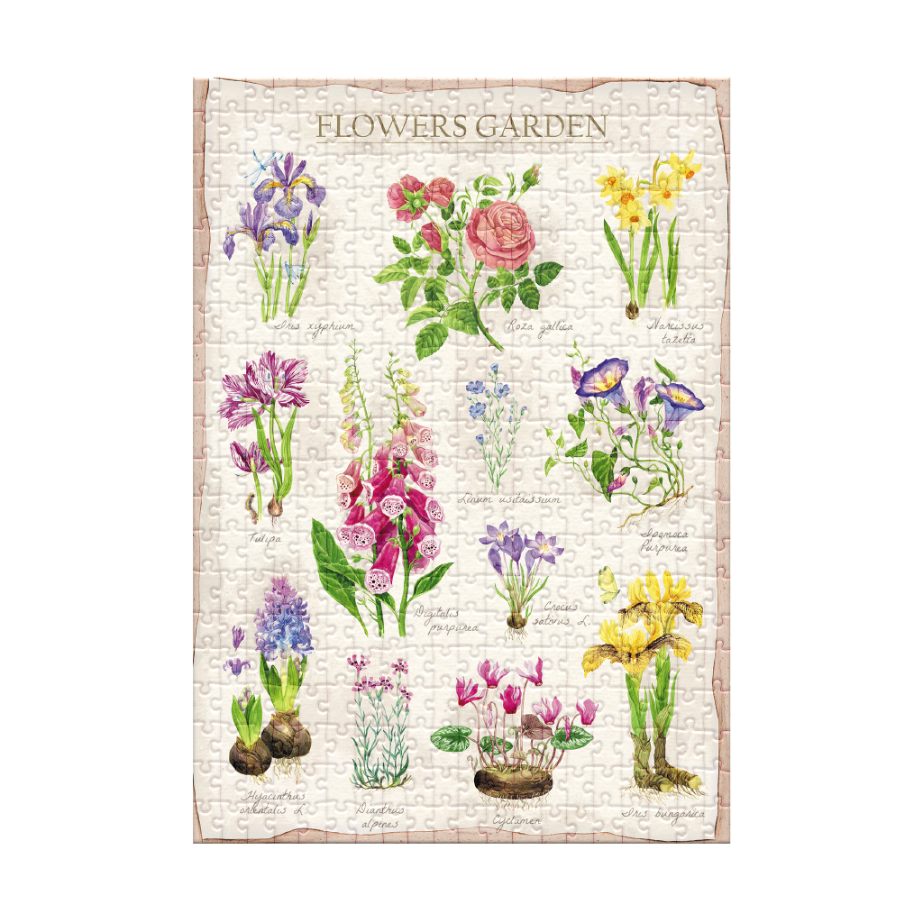 Пазл DoDo Easy-L Ботаніка. Квітковий сад (300614) - picture 3