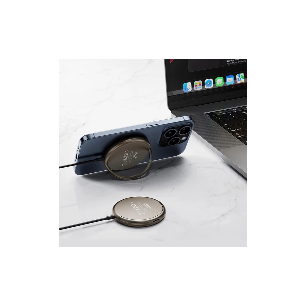 Зарядний пристрій XO wireless charger CX028 tranish (CX028.tranish) - зображення 5