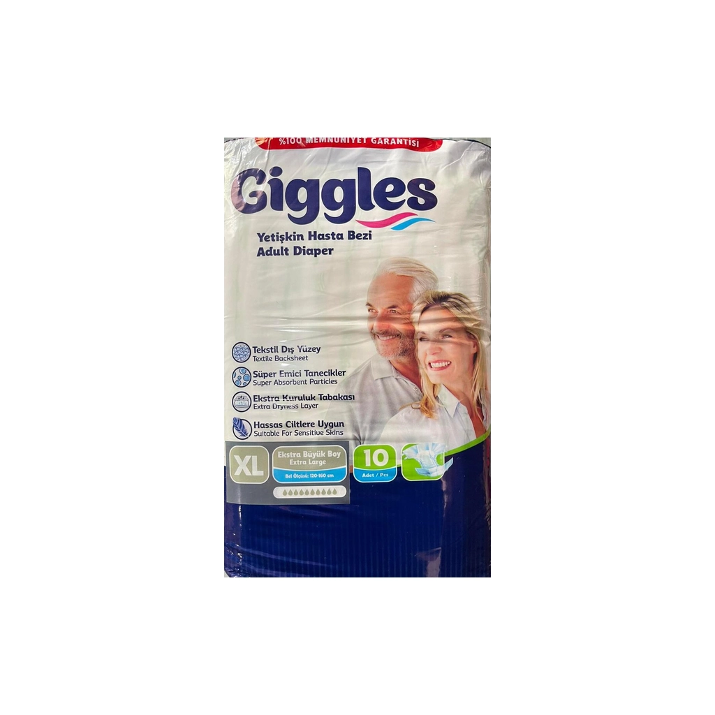 Підгузки для дорослих Giggles Extra Large 10 шт (8680131205929) - зображення 1