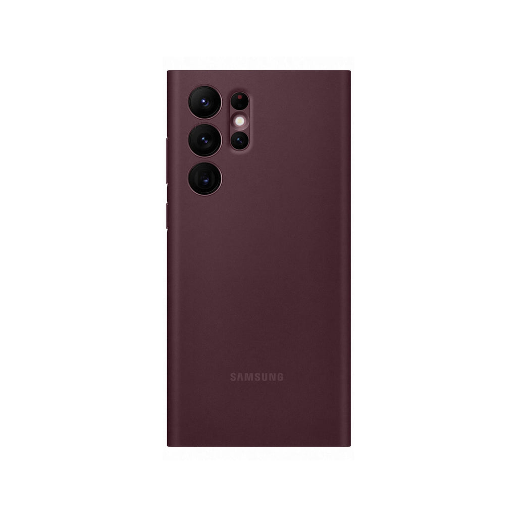 Чохол до мобільного телефона Samsung Smart Clear View Cover Galaxy S22 Ultra Burgundy (EF-ZS908CEEGRU) - зображення 2