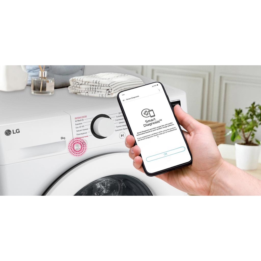 Пральна машина LG F2Y5PS3W - изображение 4