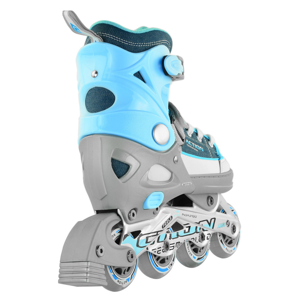 Роликові ковзани Action Kire Блакитні 37-40 (PW-126B-13-2BLUE/37-40) - зображення 9