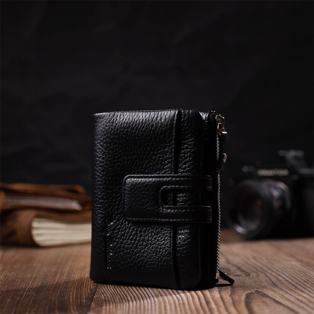 Гаманець Tony Bellucci З натуральної шкіри Чорний (22060) - зображення 9