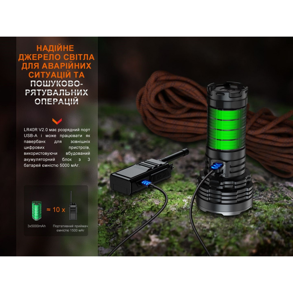 Ліхтар Fenix LR40R V2.0 (LR40RV20) - зображення 11