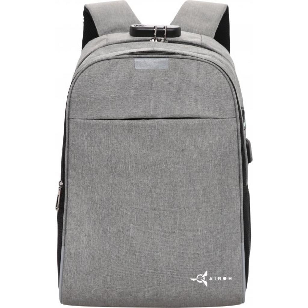 Рюкзак для ноутбука AirOn 14" Lock 18L Grey (4822356710651) - зображення 1