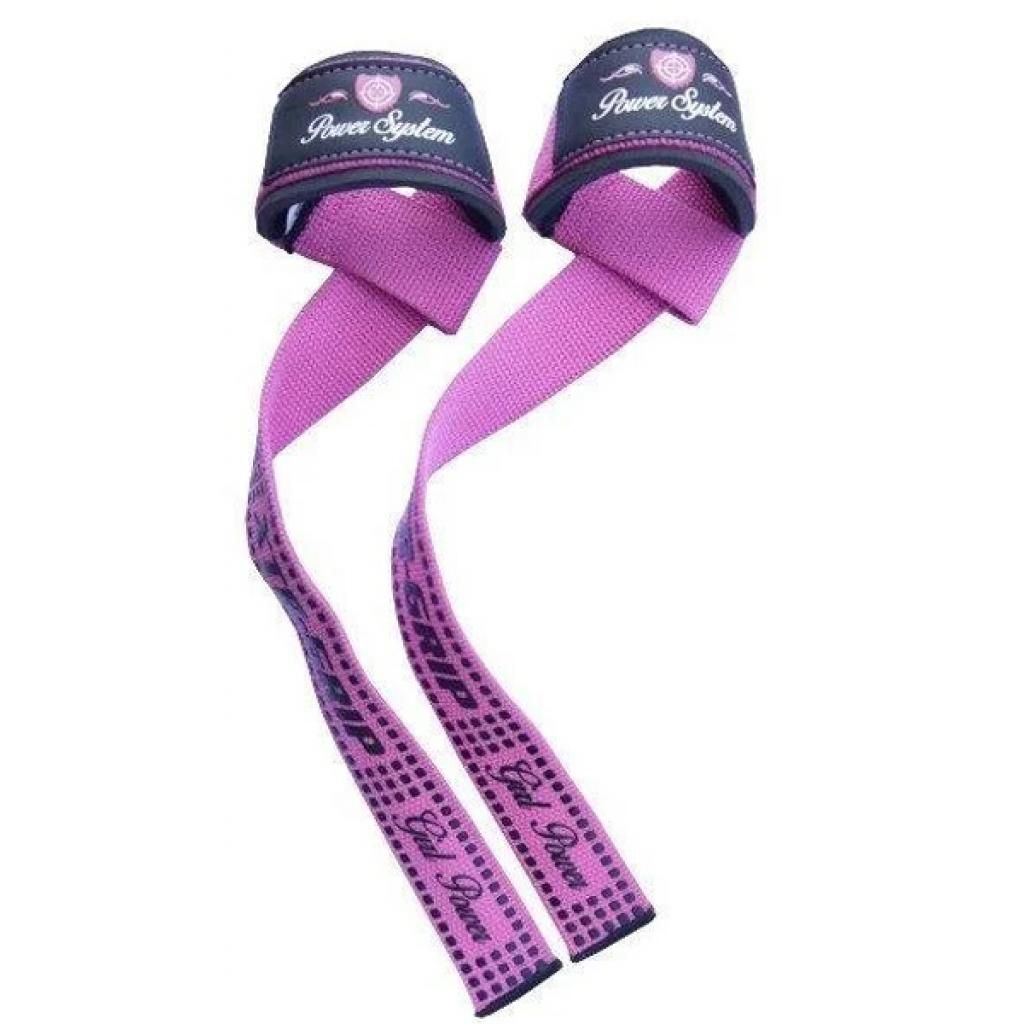 Кистьові лямки Power System G-Power Straps Pink (PS-3420_Pink) - зображення 1