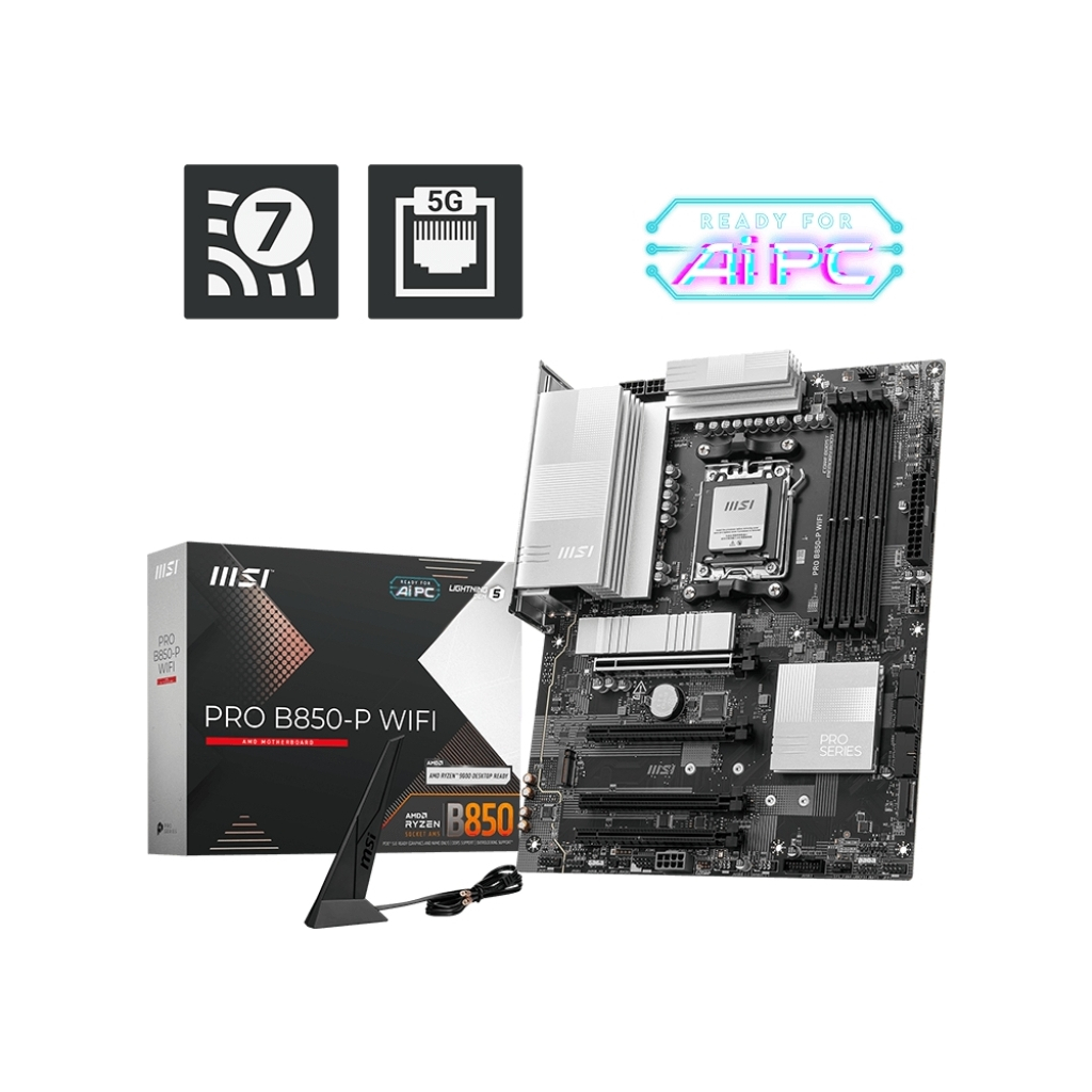 Материнська плата MSI PRO B850-P WIFI - зображення 5