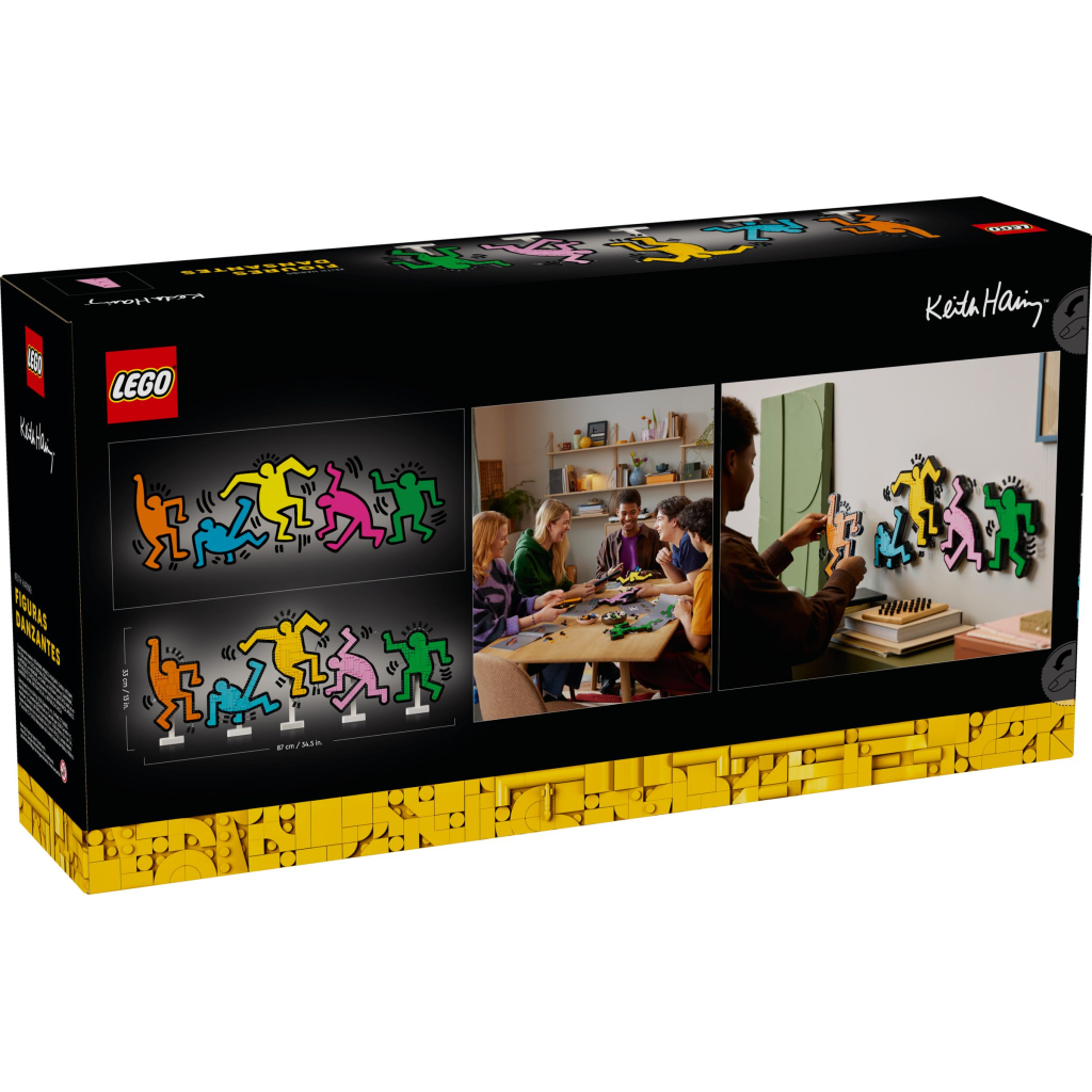 Конструктор LEGO ART Кіт Гарінґ — Танцюючі чоловічки (31216) - зображення 4