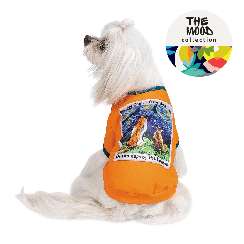 Футболка для тварин Pet Fashion "ART" XS2 жовтогаряча (4823082420933) - зображення 7