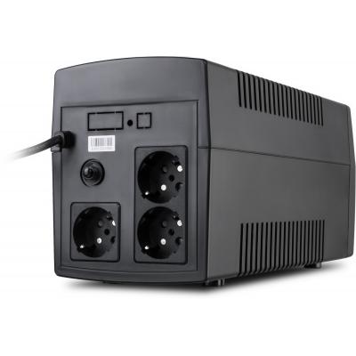 Пристрій безперебійного живлення Vinga LED 1200VA plastic case (VPE-1200P) - зображення 3