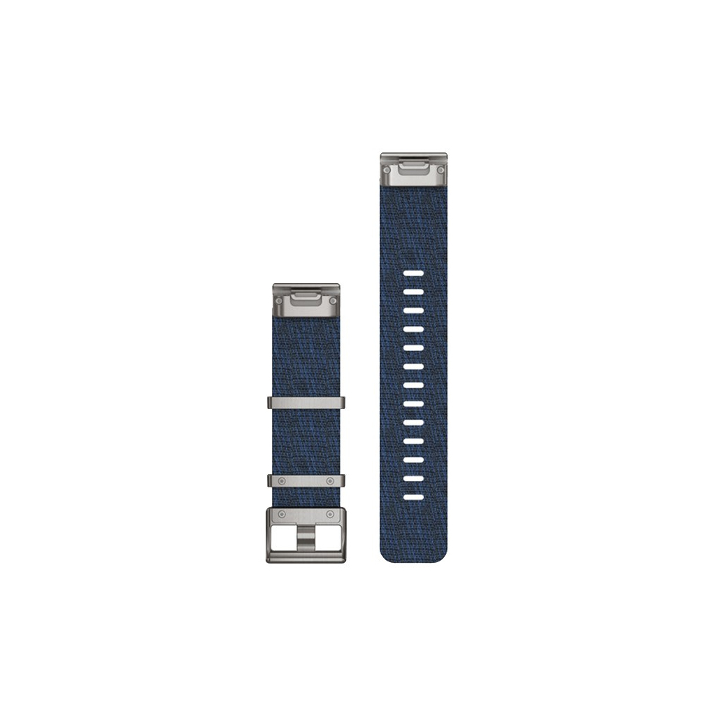 Ремінець до смарт-годинника Garmin MARQ, QuickFit 22m, Jacquard Weave Nylon Strap, Indigo (010-12738-02) - зображення 2