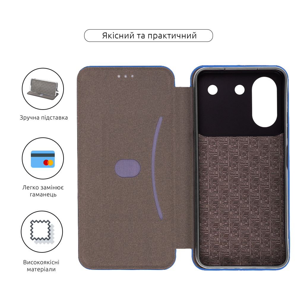 Чохол до мобільного телефона Armorstandart G-Case ZTE Blade A54 4G Blue (ARM70730) - зображення 3