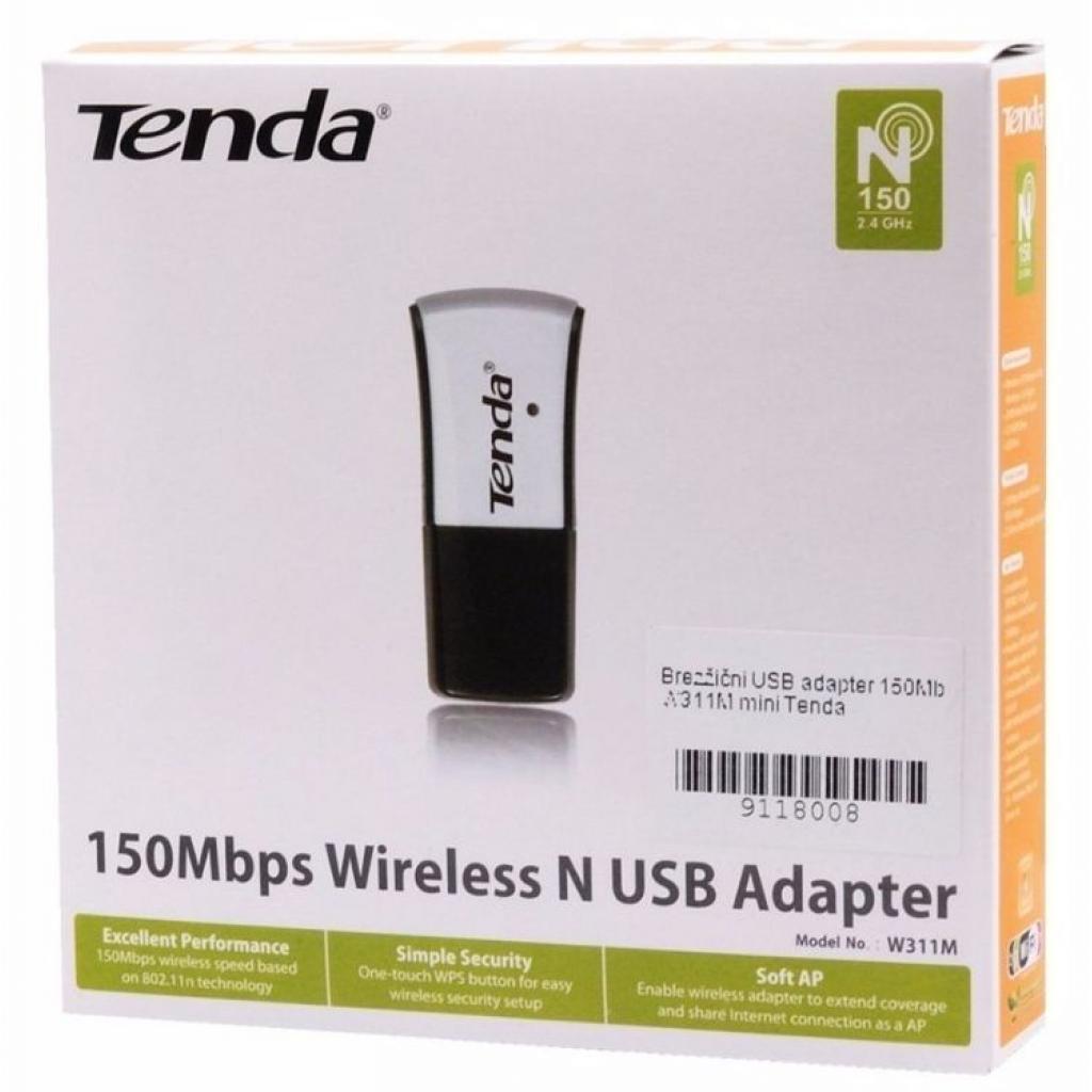 Мережева карта Wi-Fi Tenda Nano (W311M) - изображение 9