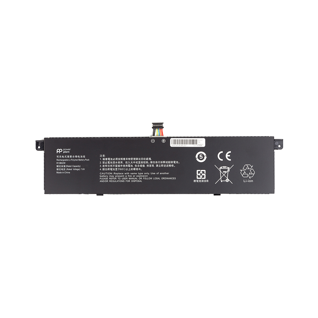 Акумулятор до ноутбука Xiaomi Mi Air 13.3" Series (R13B02W) 7.6V 4850mAh PowerPlant (NB441457) - зображення 1