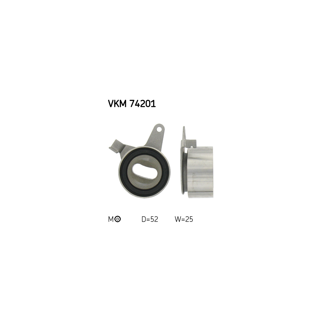 Ролик натягувача ременя SKF VKM 74201 - зображення 1