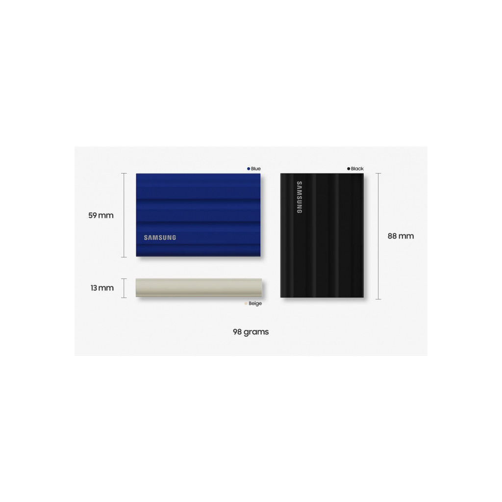 Накопичувач SSD USB 3.2 4TB T7 Shield Samsung (MU-PE4T0S/EU) - изображение 8