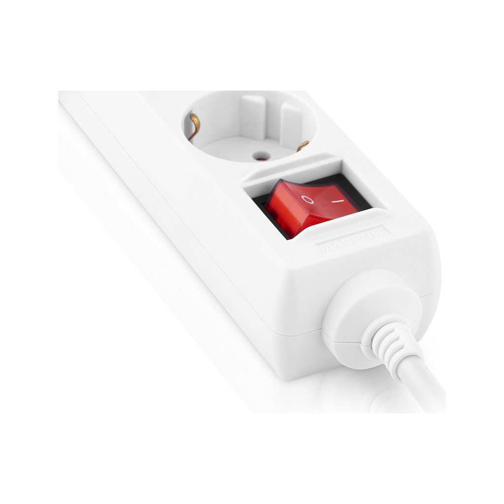 Мережевий фільтр живлення REAL-EL RS-6 Protect M 1.8m, white (EL122300031) - зображення 10