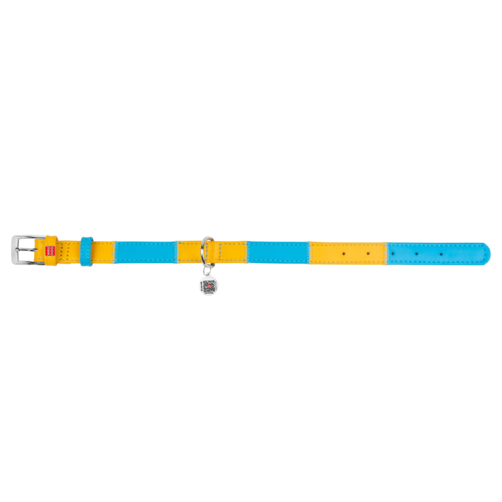Нашийник для тварин WAUDOG Glamour Colors of freedom з QR паспортом XL (203-4020) - зображення 2