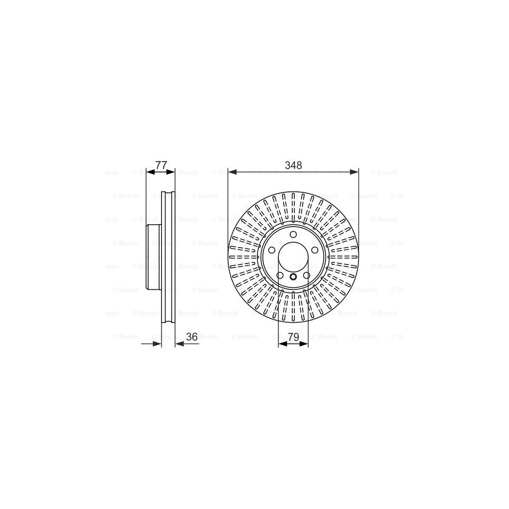 Гальмівний диск Bosch 0 986 479 774 - зображення 5