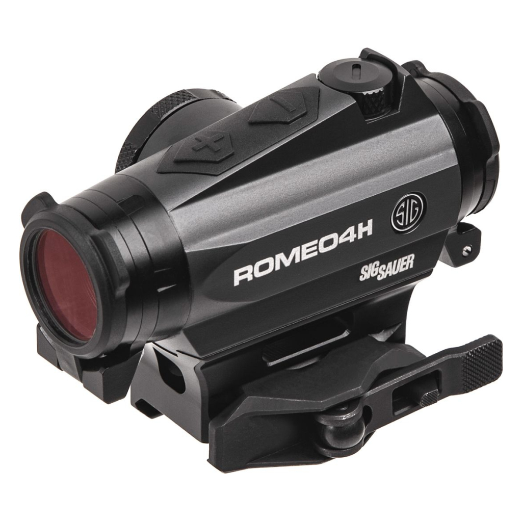 Коліматорний приціл Sig Sauer Romeo 4H Ballistic Circle Dot 0.5 MOA ADJ Graphite (SOR43011) - зображення 1