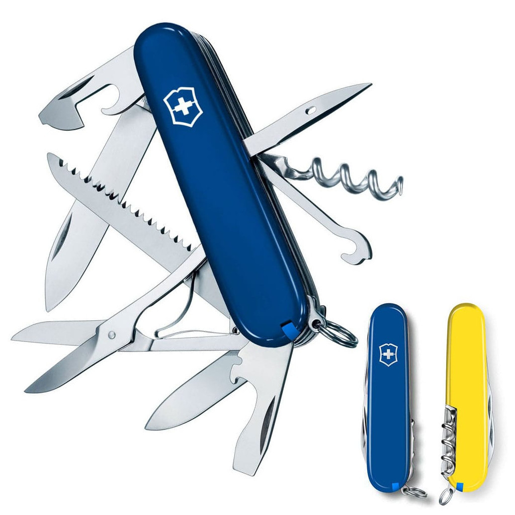 Ніж Victorinox Huntsman Ukraine 91 мм Синьо-жовтий (1.3713.2.8) - зображення 2