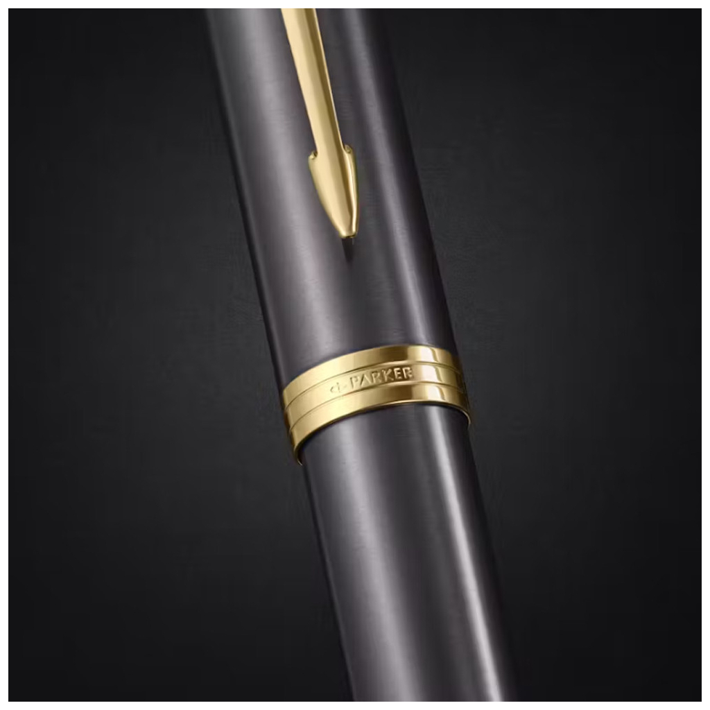Ручка пір'яна Parker IM 17 Grey Lacquer GT  FP F (21 111) - зображення 10