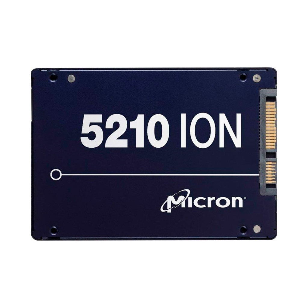 Накопичувач SSD 2.5" 3.84TB 5210 ION Micron (MTFDDAK3T8QDE-2AV1ZABYYT) - зображення 1