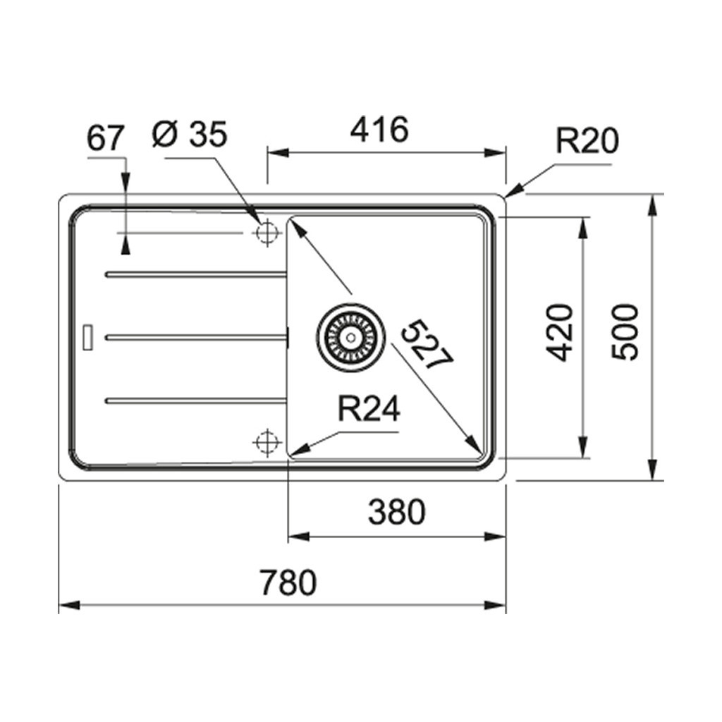Мийка кухонна Franke Basis BFG 611-78 (114.0258.042) - зображення 2
