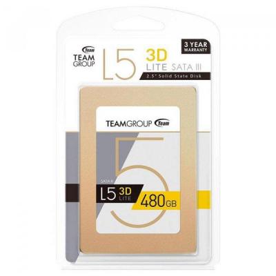 Накопичувач SSD 2.5" 480GB Team (T253TD480G3C101) - зображення 4