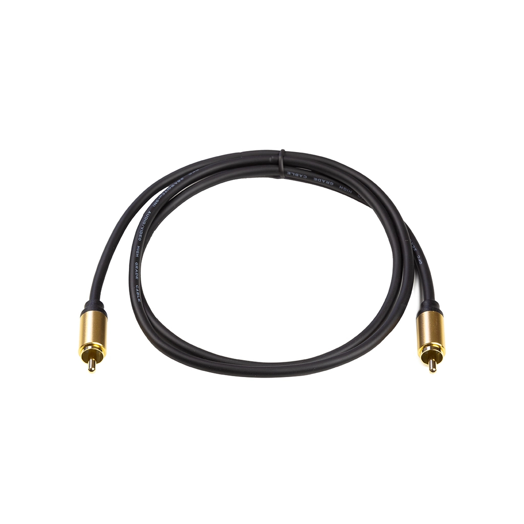 Кабель мультимедійний 1xRCA M to 1xRCA M 1.0m PowerPlant (CA911752) - изображение 1