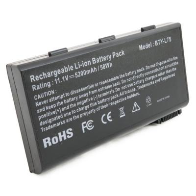 Акумулятор до ноутбука Extradigital MSI CX620 (BTY-L75) 5200 mAh (BNM3956) - зображення 1