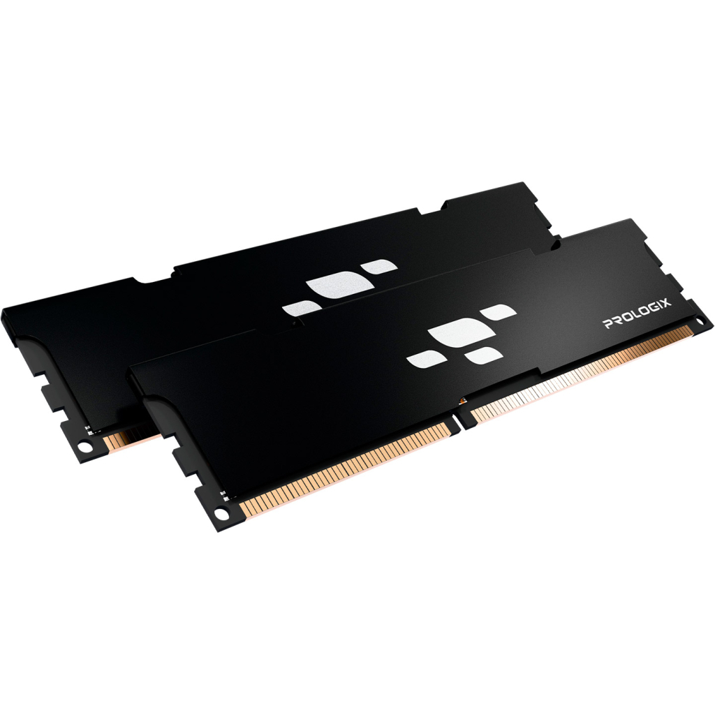 Модуль пам'яті для комп'ютера DDR5 32GB (2x16GB) 6000 MHz Black Prologix (PRO32GB6000B5K) - зображення 4