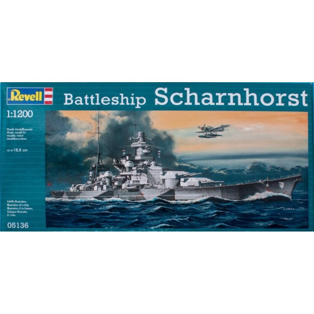 Збірна модель Revell Лінкор Battleship Scharnhorst 1:1200 (5136) - зображення 1