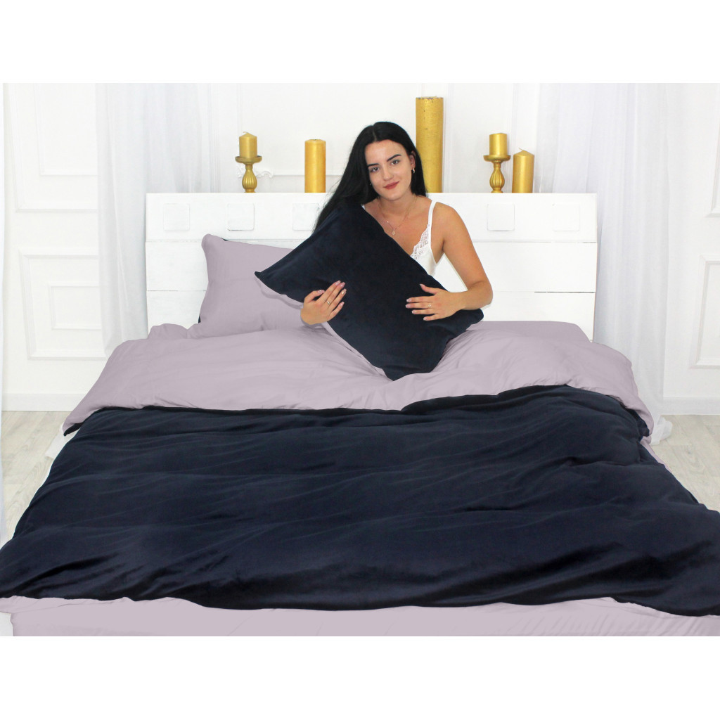 Постільна білизна MirSon Велюр Winter Delicate 28-0080 Caprifoglio Полуторний (2200004040806) - зображення 1