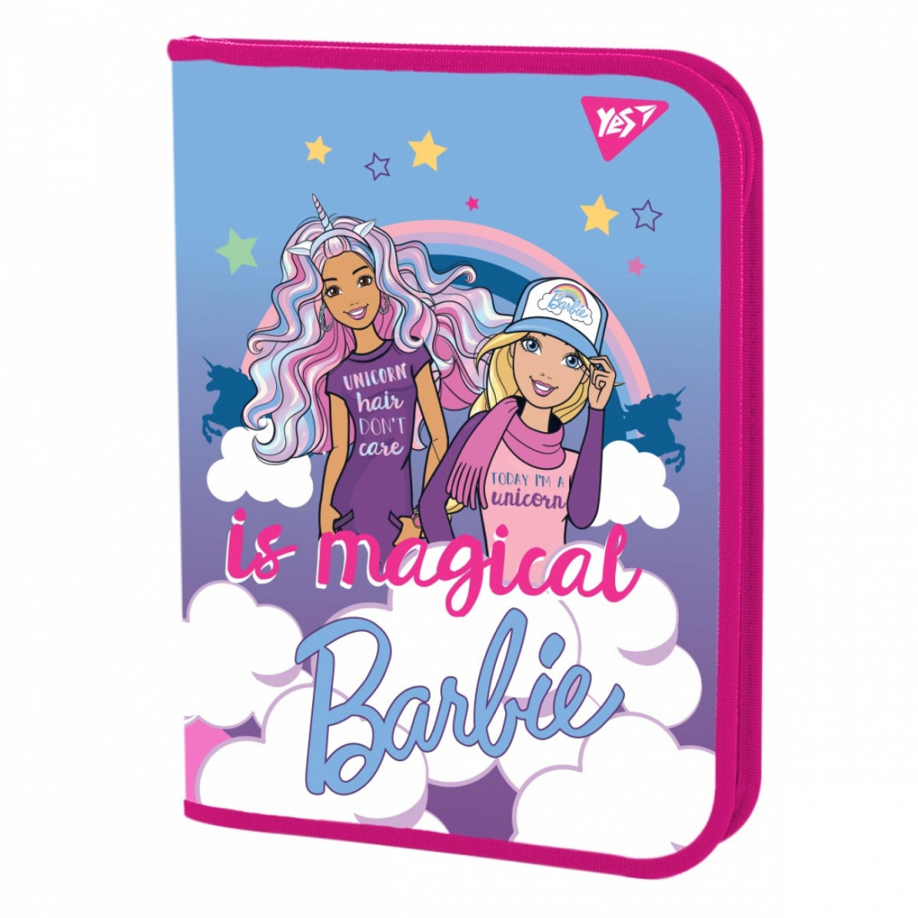 Папка для зошитів Yes В5 на блискавці Barbie (491550) - зображення 1